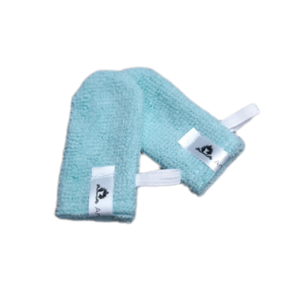 Brosse à dents Doigtier en microfibre pour animaux