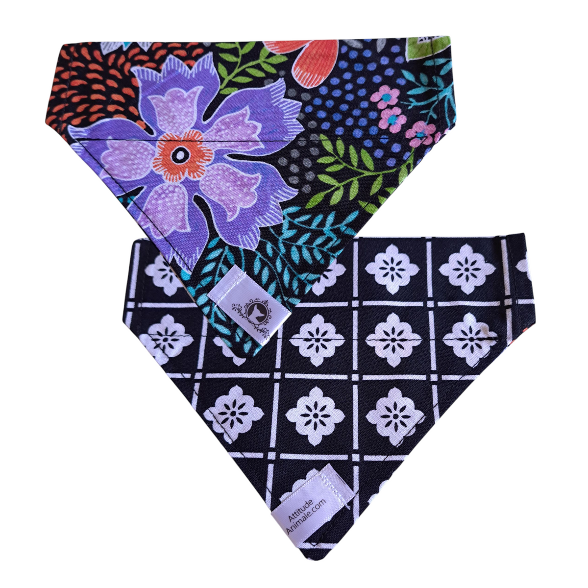 Foulard réversible 2 en 1 pour chat et petit chien - PR024