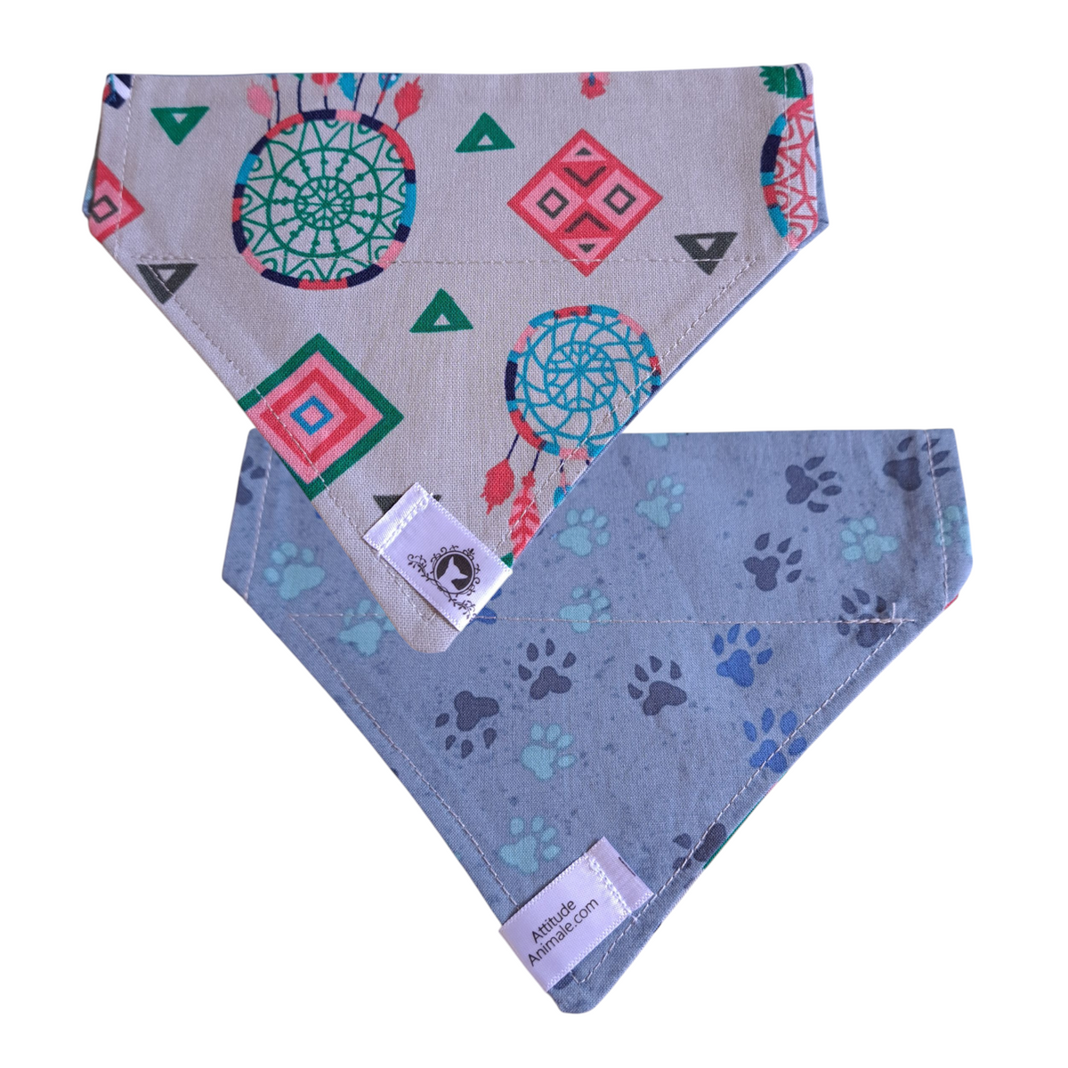 Foulard réversible 2 en 1 pour chat et petit chien - PR039
