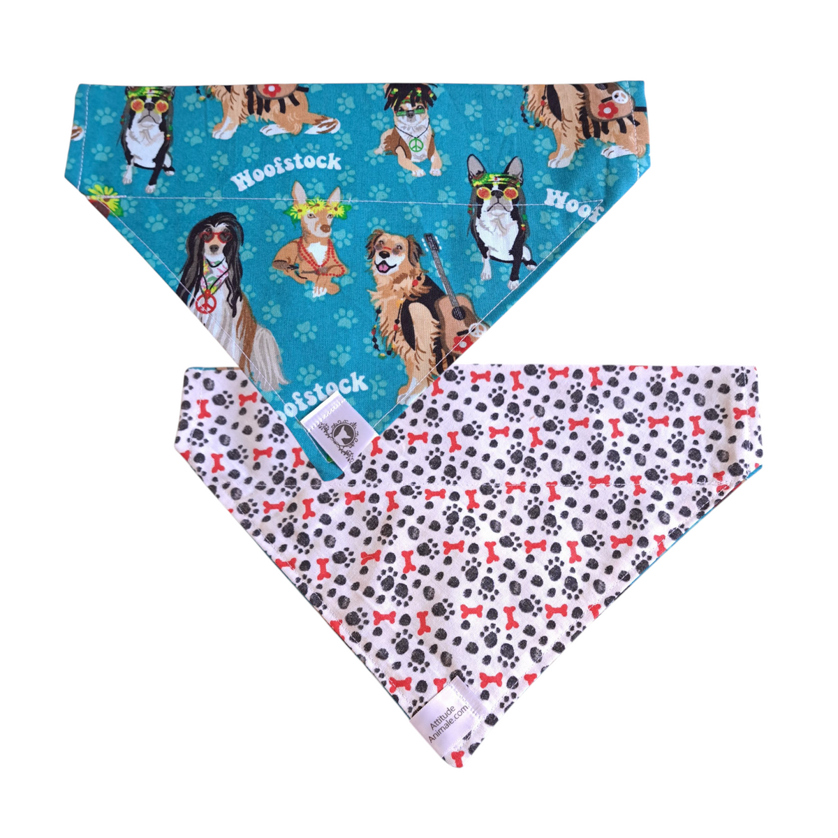 Foulard réversible 2 en 1 pour grand chien - GR022