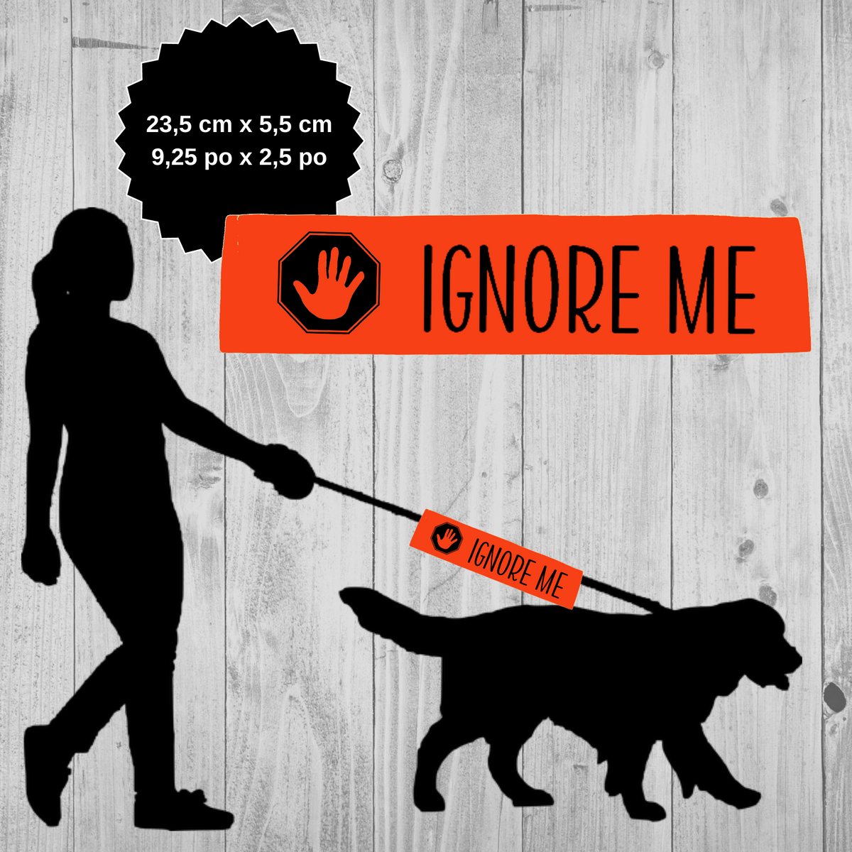Leash sleeve - IGNORE ME