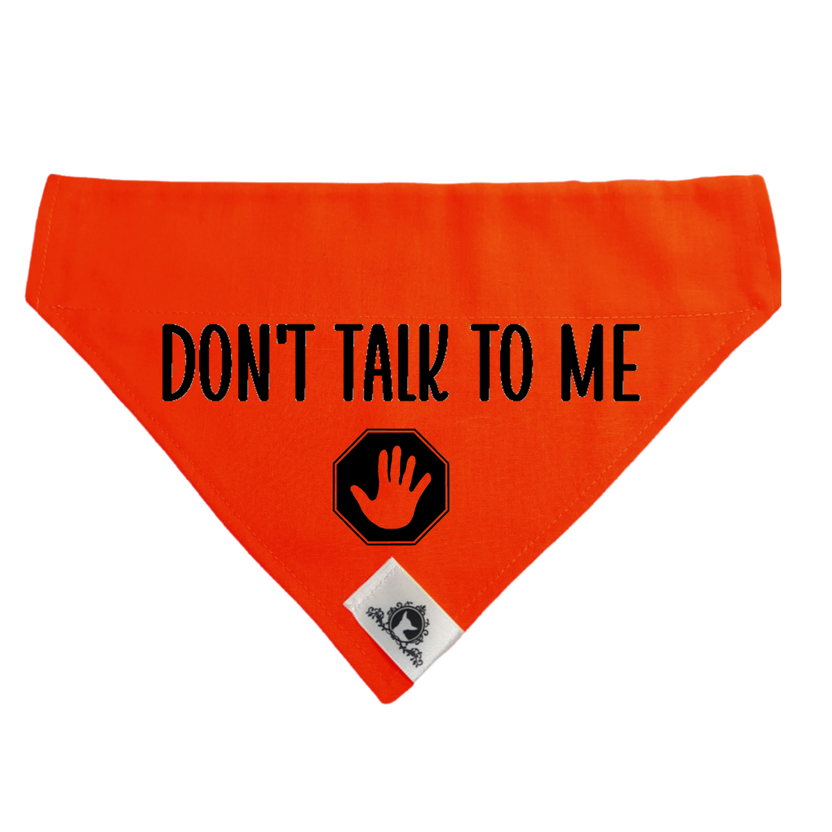 Reactive dog bandana - DON'T TALK TO ME