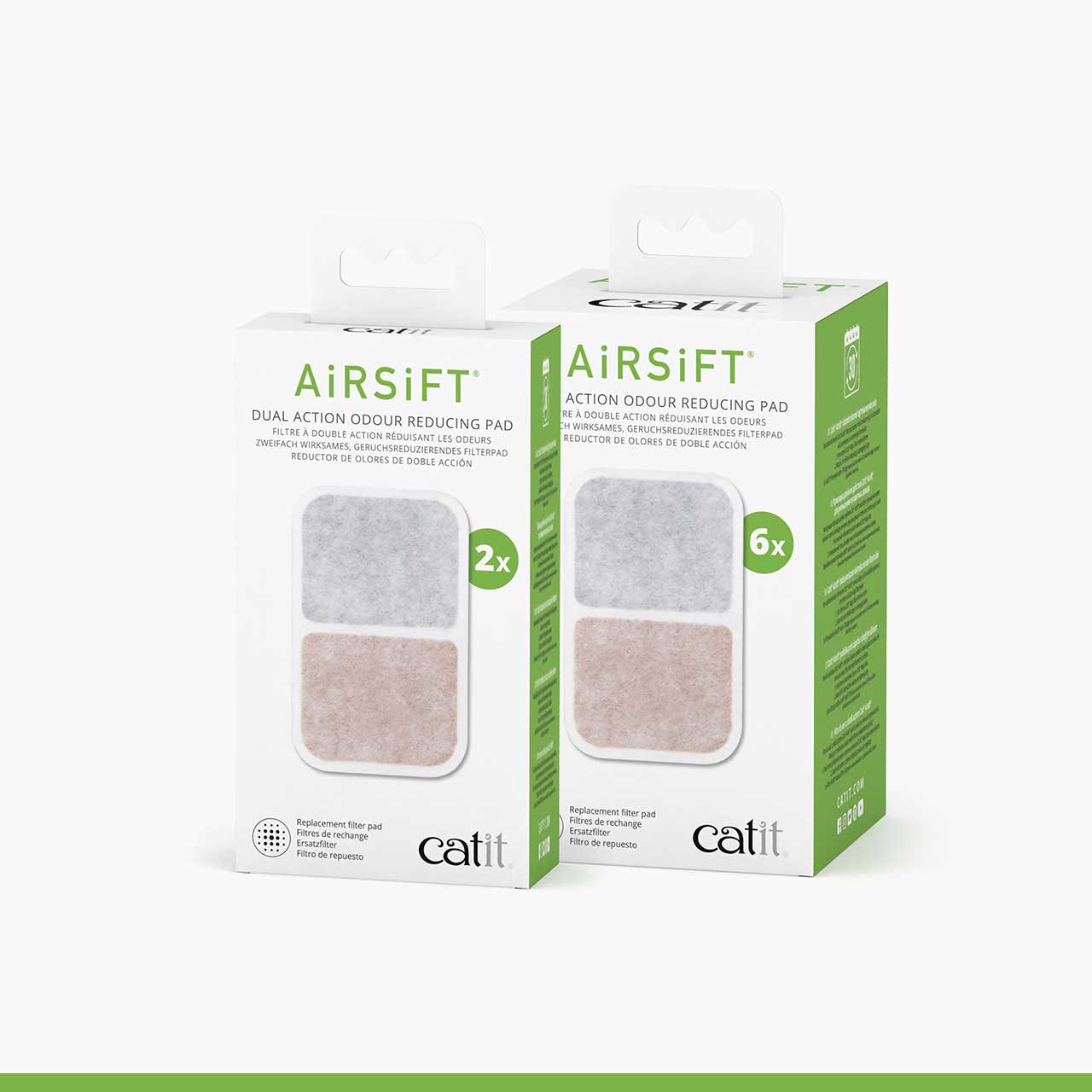 Almohadilla reductora de olores Catit Airsift de doble acción
