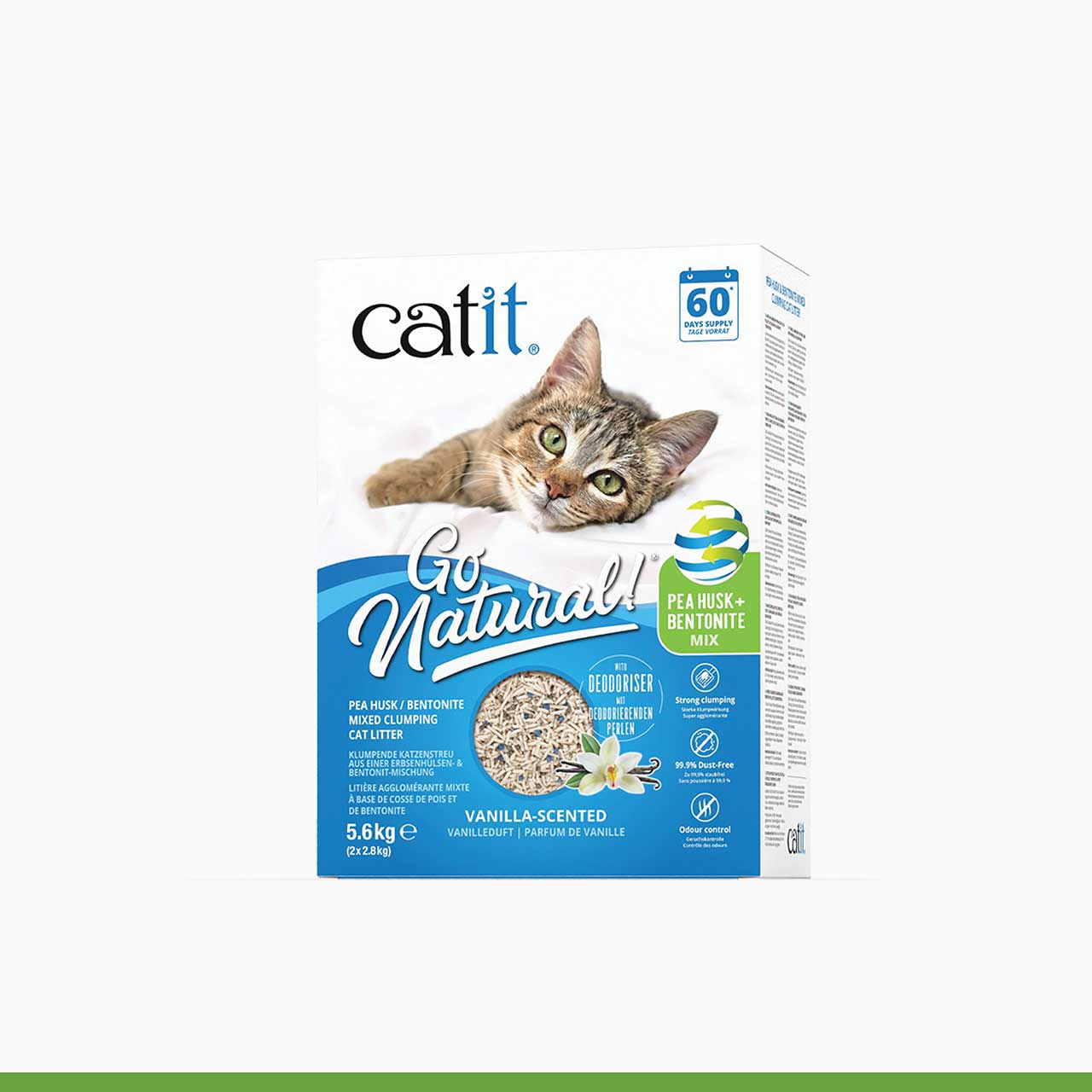 Catit Go Natural Multi-Cat Klontvormende Kattenbakvulling