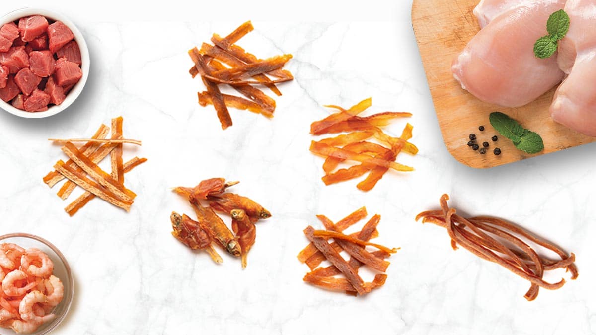 Catit Nibbly Jerky, Wraps & Grills