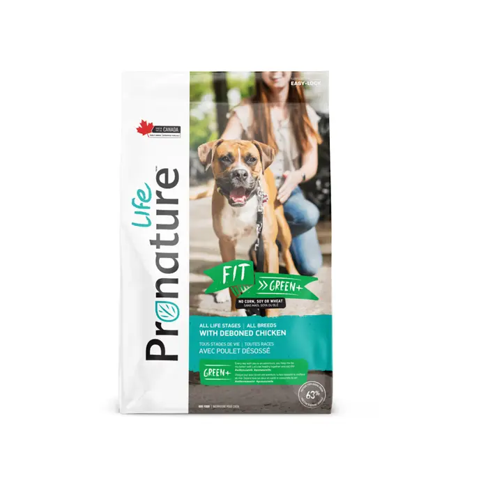 Pronature Life FIT - Nourriture sèche pour chien - Toutes races, tous stades de vie - Recette avec poulet désossé