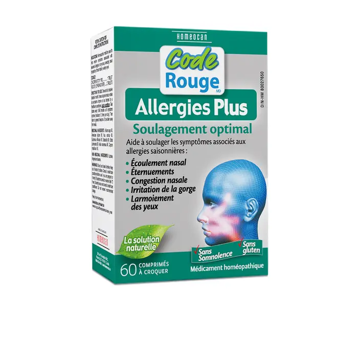 Gamme Comprimés Code Rouge